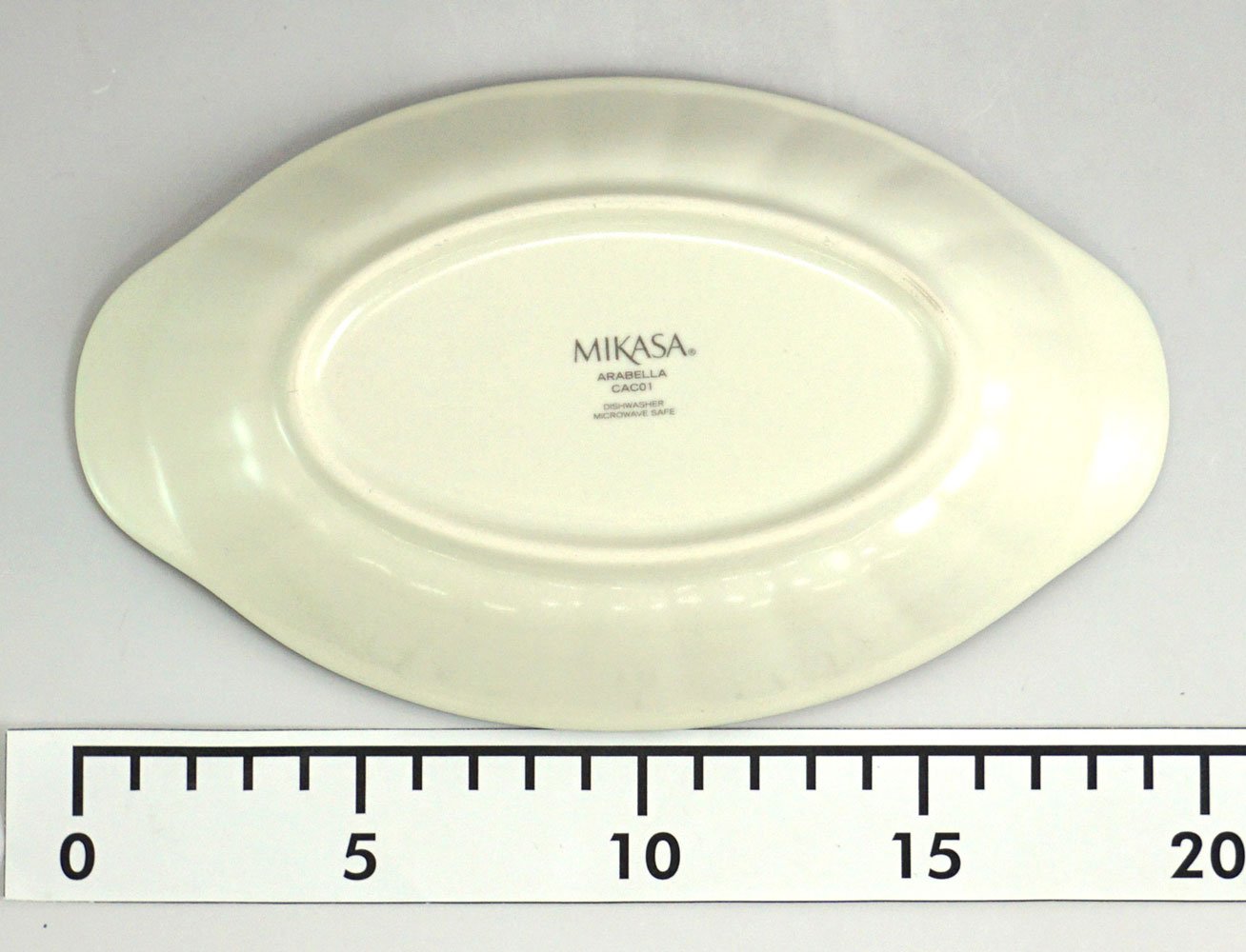 Amazon.co.jp: MIKASA グラタン皿 アラベラ ホワイト 直径19.5×奥行